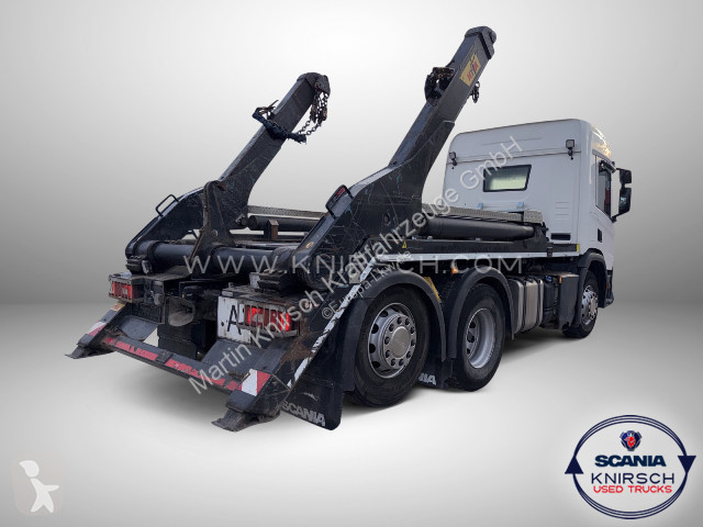 Lastbil Scania P410B6x2*4NA / HYVA Absetzkipper...