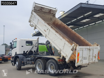 Scania three-way side tipper truck