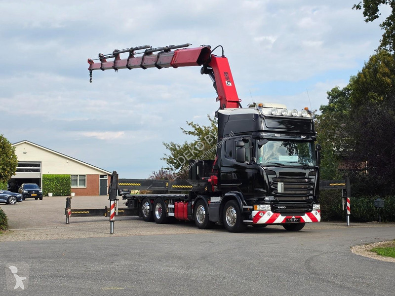 Lastbil Scania R490 8x2 EURO6!! HIAB 85TM!...