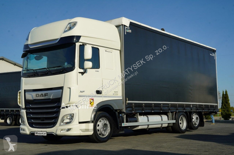 Kamion DAF XF 530 / 6X2 / SOLÓWKA / FIRANKA -...