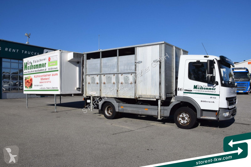Lastbil Mercedes 815 BDF-Viehaufbau + Kühlaufbau
