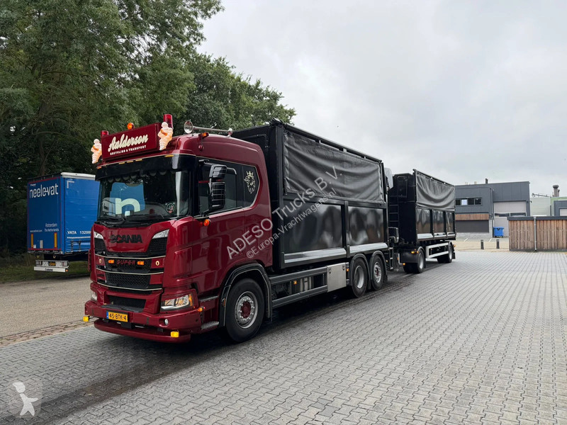 Lastbil Scania R450 + S Meppel kiptrailer