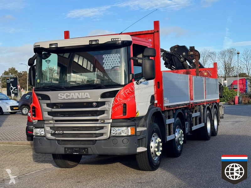 شاحنة Scania 410 8x4 - HIAB X-HIRO 302 E-5 -...