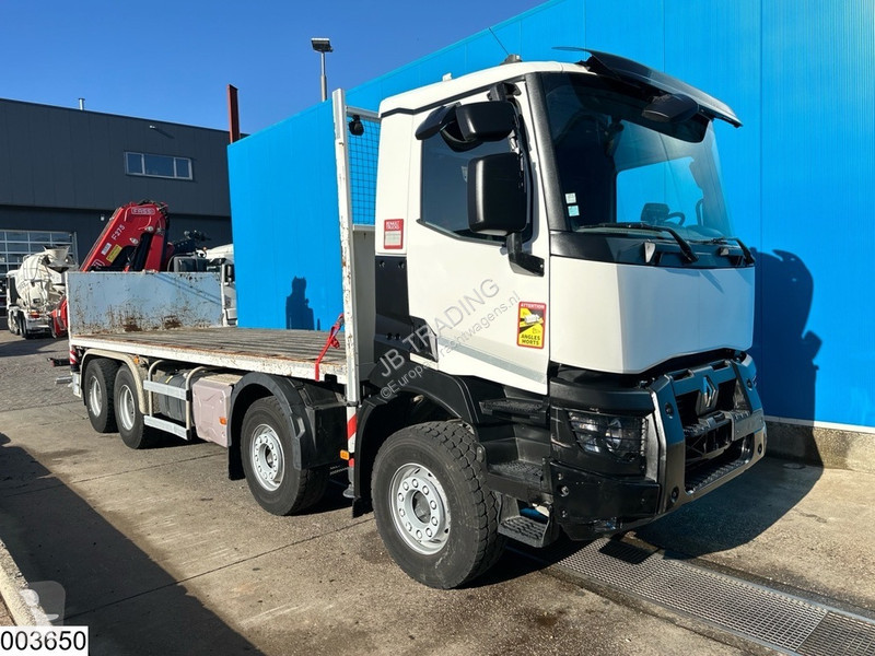 Renault C 430 EURO 6, 8x4, Fassi, Remote truck
