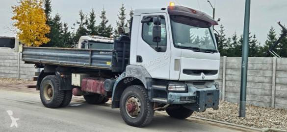 Vrachtwagen driezijdige kipper Renault