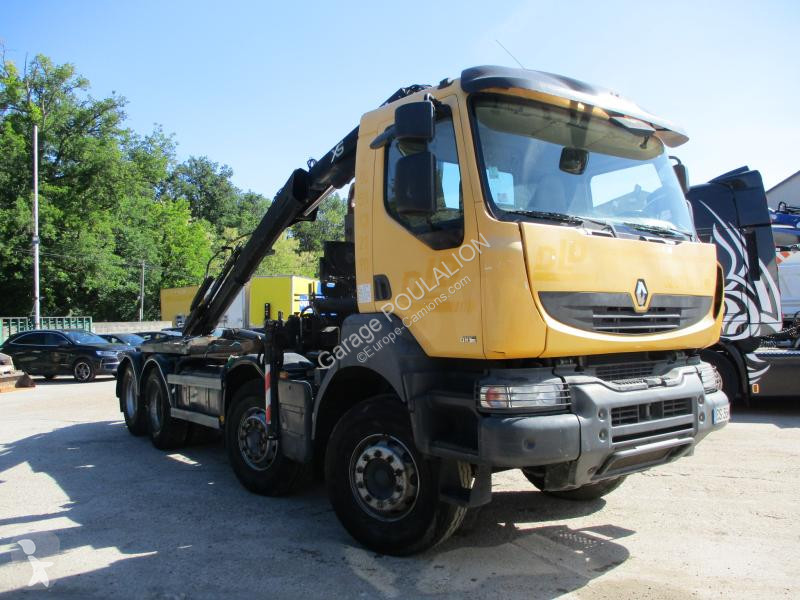 شاحنة Renault 410 dxi POLYBENNE GRUE