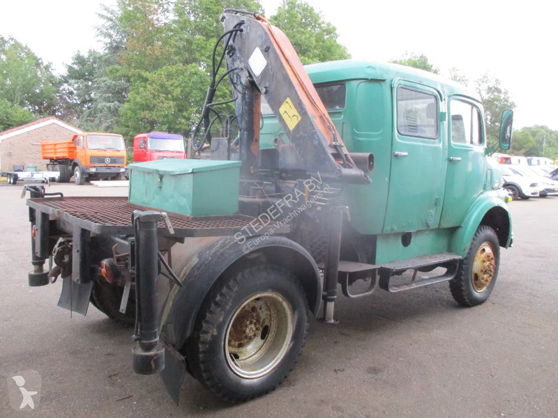 Camion Mercedes 710 , 4x4 , Crane Hiab 1