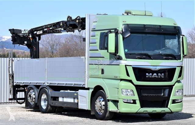 Lastbil MAN TGX Pritsche 6,60 m* ATLAS...