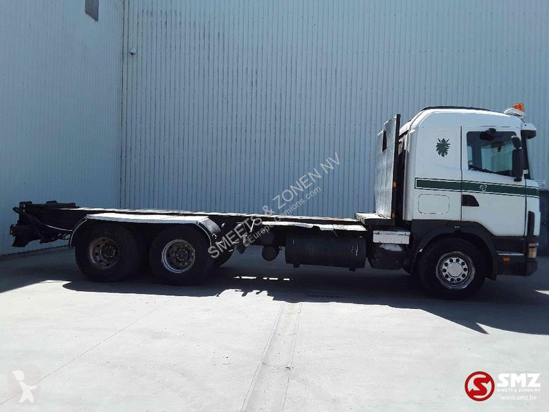 Lastbil Scania 144 530 6x4 manual pump