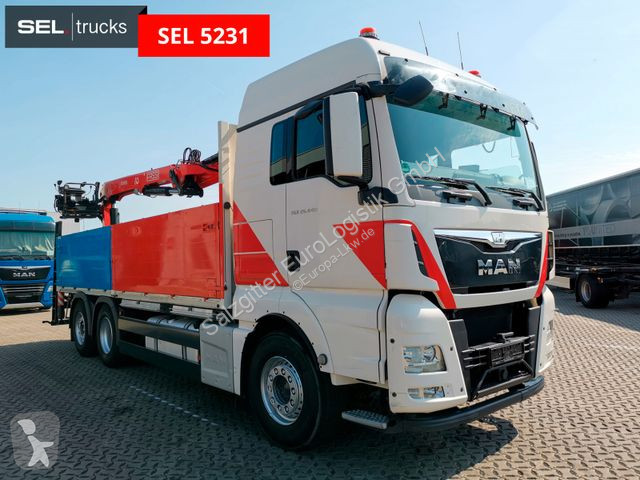 Camion MAN TGX 6X2-4 BL /Fassi /Lenkachse...