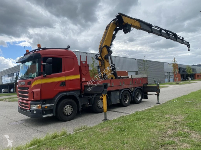 Kamion Scania 480 8X4 + EFFER 1250 6S + REMOTE...