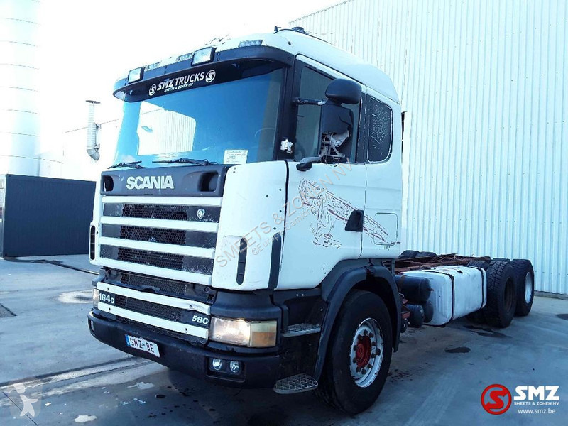 Used Scania chassis truck 164 580 6x4 6x4 Euro 3 - n°7971671