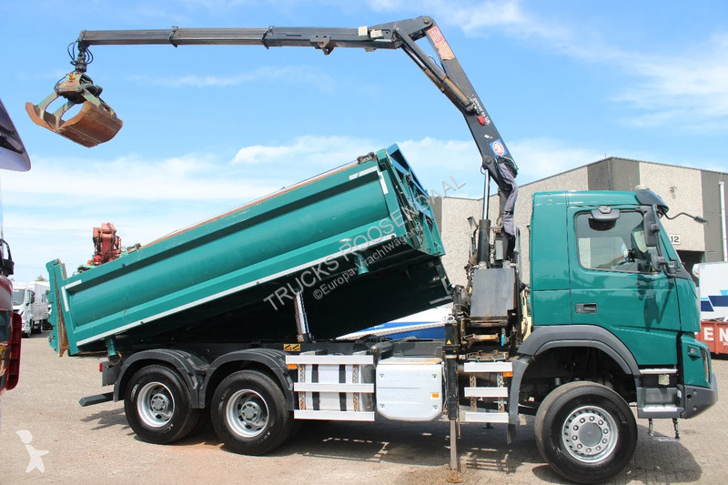 Camion Volvo Tri Benne Fmx Euro Hmf Z Crane X Hardox