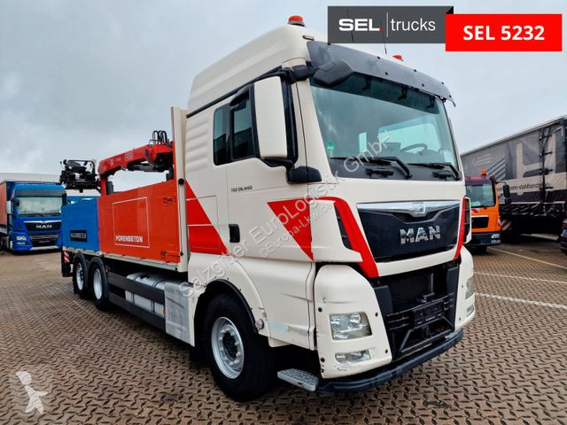Camion MAN TGX / Intarder / Fassi / Lenkachse