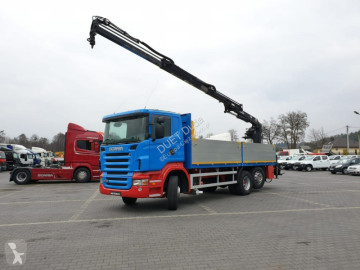 Camion Scania L R 400 LB 6x2 HDS Budowlanka Widły Oś Skrętna Super Stan