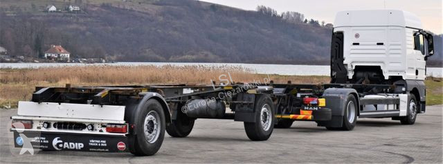 Camion MAN 18.440 Fahrgestell 7,00m + Anhänger...
