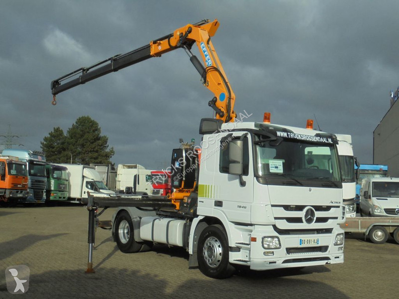 Camion Mercedes 1846 + Euro 5 + EFFER 250 Crane...