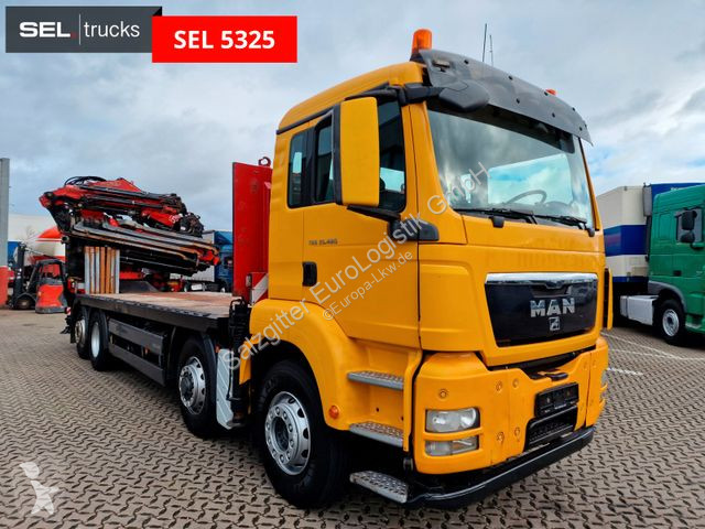 Lastbil MAN 35.480 8X4H-6 BL / Intarder / FASSI...
