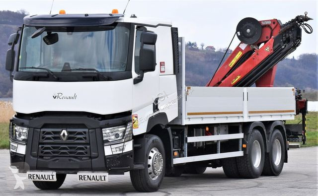 Kamion Renault C 460 * HMF 1510 K6 + FUNK * 6x4