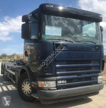 Camión portacontenedor de gancho Scania