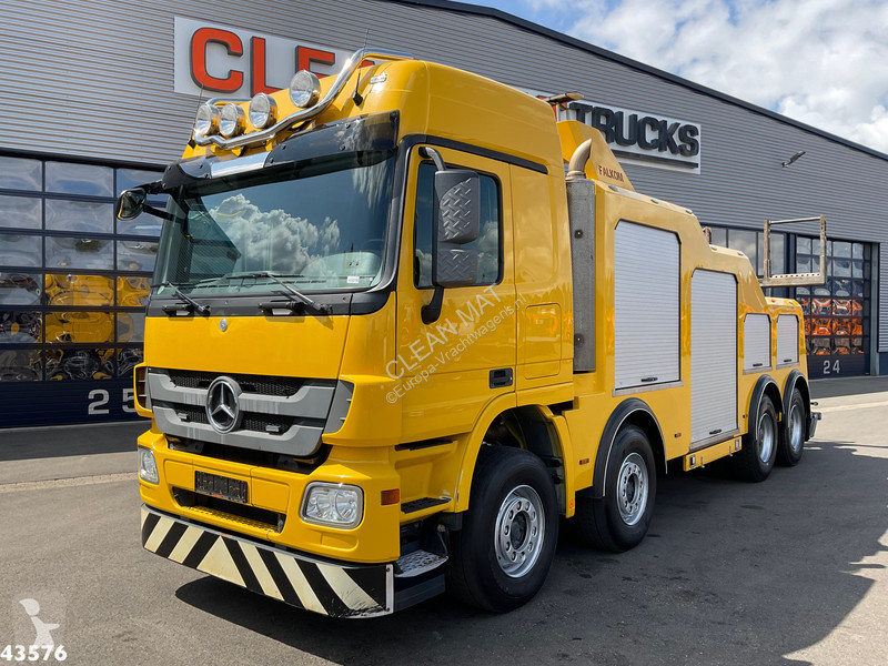 Kamion Mercedes 4148 K 8x4 Falkom Abschlepp met...