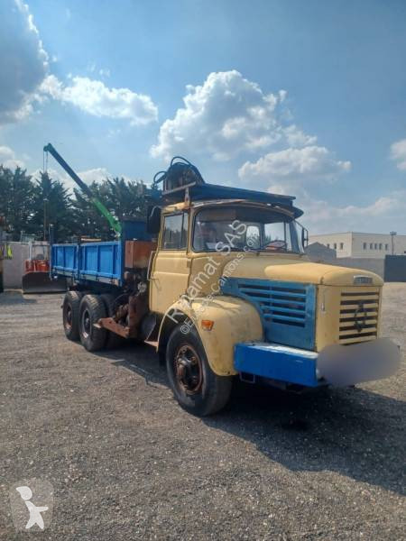 Camion Berliet benne TP 6x4 grue occasion - n°9536758