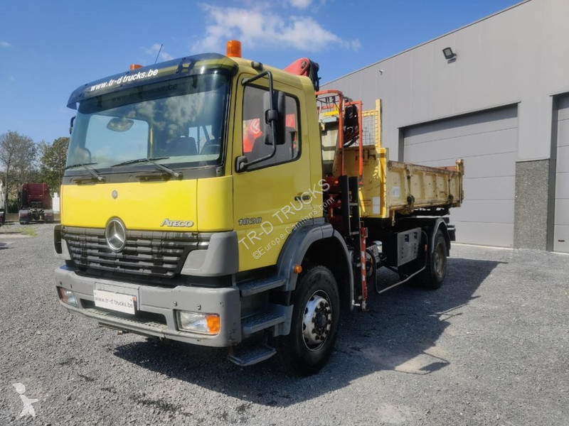 Camion Benne standard Mercedes-Benz Atego 1828 grue radiocommande