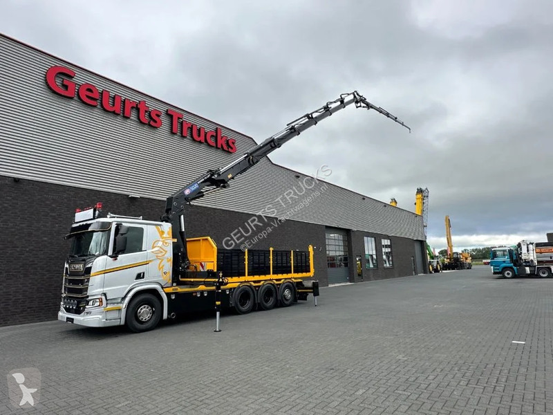 Kamion Scania R530 V8 NS 8X4 TRIDEM MET HYVA 2Z...