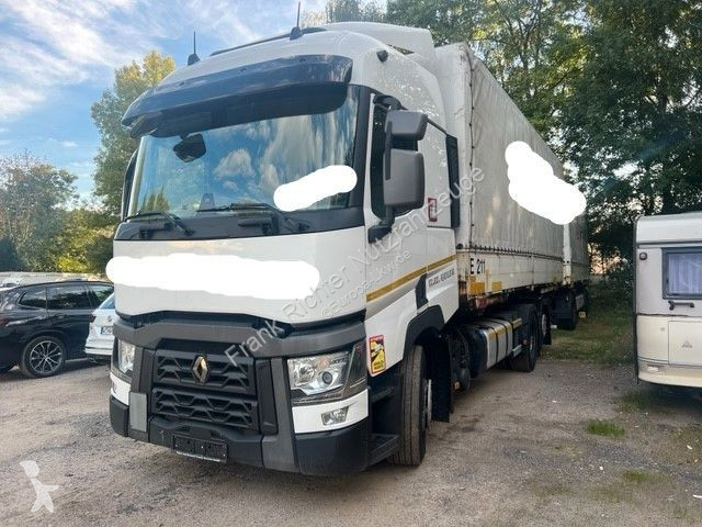 Lastbil med släp Renault T460 6x2, erst...