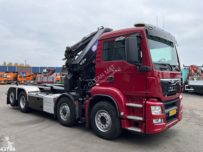 Camión MAN 35.480 8x4H Euro 6 HMF 40 Tonmeter...