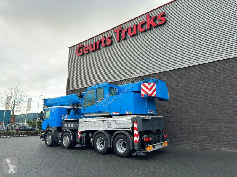 Camion Scania P420 8X4 + FAUN HK 40 + JIB...
