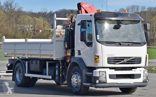 Camion Volvo 290 KIPPER 4,90m * FASSI F95A.22 +...