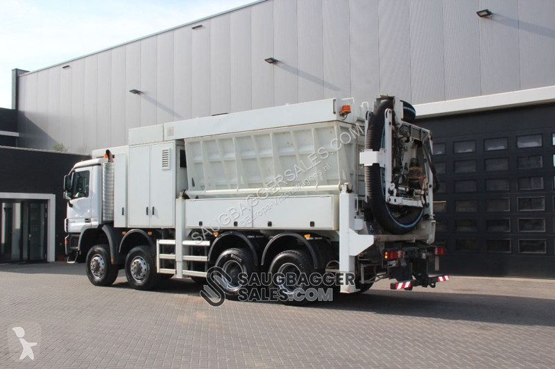 Camion Mercedes 4141 RSP 2014 Saugbagger 8x8