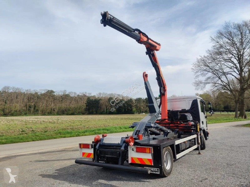 Kamion MAN 12.250 Containersysteem met kraan...