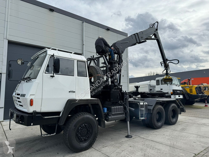 Camion Steyr 1491.310 6x6 Loglift 190 + dolly +...