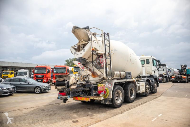 Camion MAN 32.360+PUTZMEISTER8M³+BAND/BELT/TAPIS