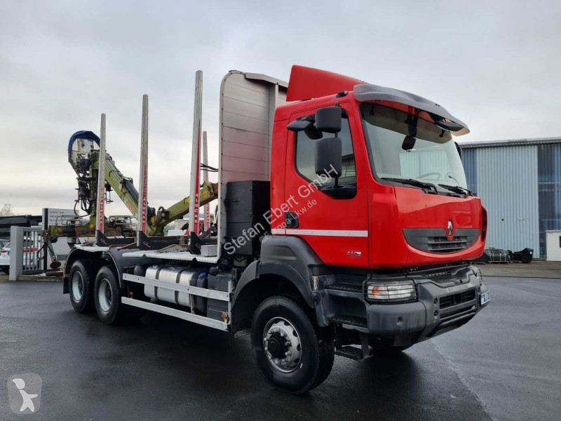 شاحنة Renault 460.35 DXI 6x6 Loglift 96 S...