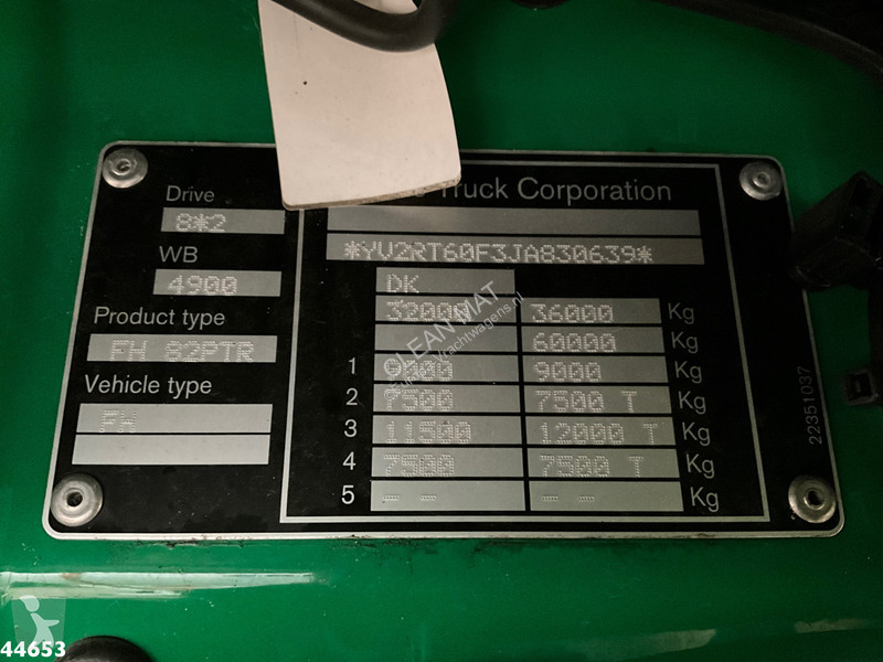 Camion Volvo 8x2 Euro 6 Fassi 24 Tonmeter...