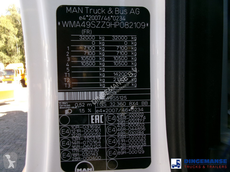 Lastbil MAN 32.360 8X4 Euro 6 Imer concrete...