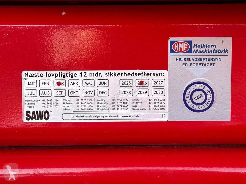 Kamion Mercedes 3253 L ENA 8X2/4 HMF2820 KRAAN...