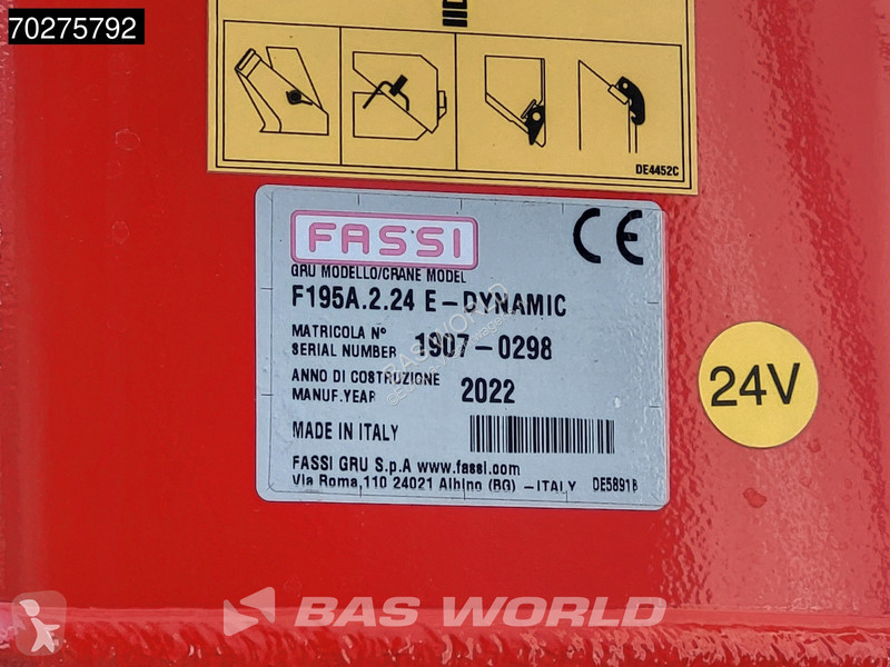 Kamion Mercedes 3348 6X4 Fasi F195A.2.24 Kran 3...