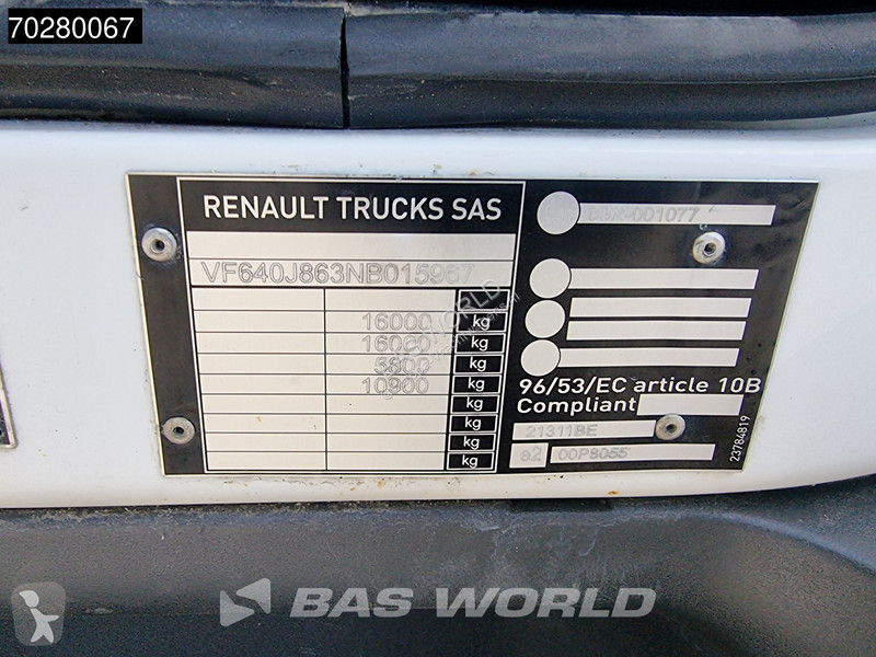 Kamion Renault D 250 4X2 16tonner Ladebordwand...