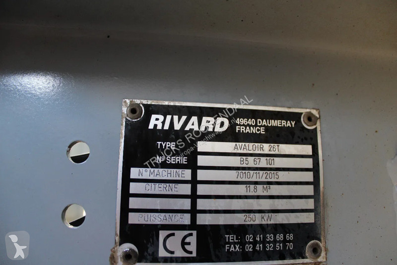 Kamion MAN 26.340 + RIVARD 11.8M3 + PUMP + EURO 6