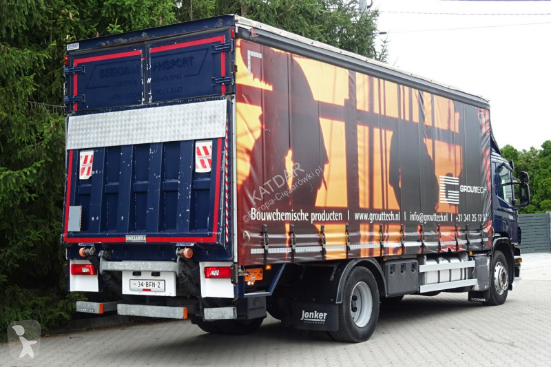 Kamion Scania P250 Euro 6 Firanka winda klapa...