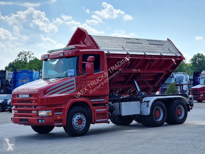 Camion Scania T124-420 6x4 - Tipper - Retarder...