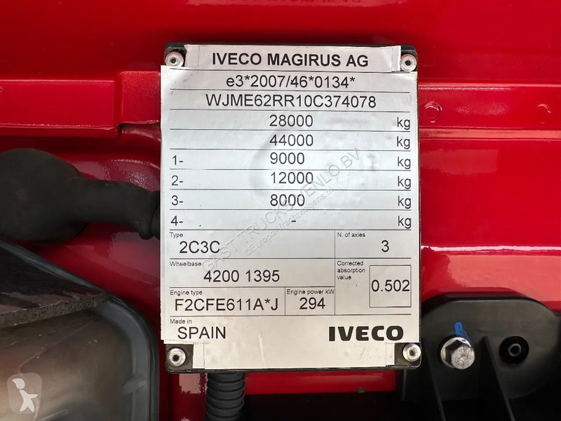 Camion Iveco 400 6x2 HMF 1720 K3 Kraan Met 24T...