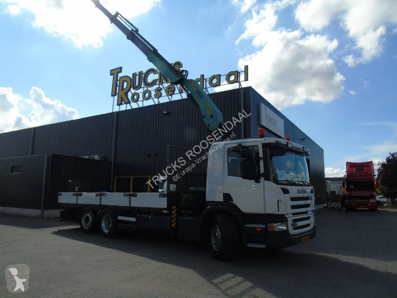 Kamion Scania P 380 + PAFINGER PK18.500 5x...