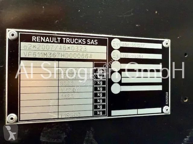 Camion remorque Renault T480...