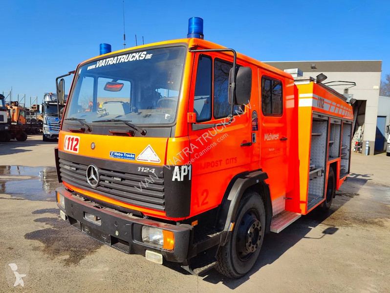 Camión Mercedes 1124 F 4x2 Feuerwehr -...