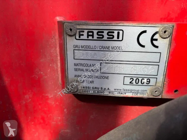 Kamion DAF 75250 4x2 Fassi F215 crane Radio...
